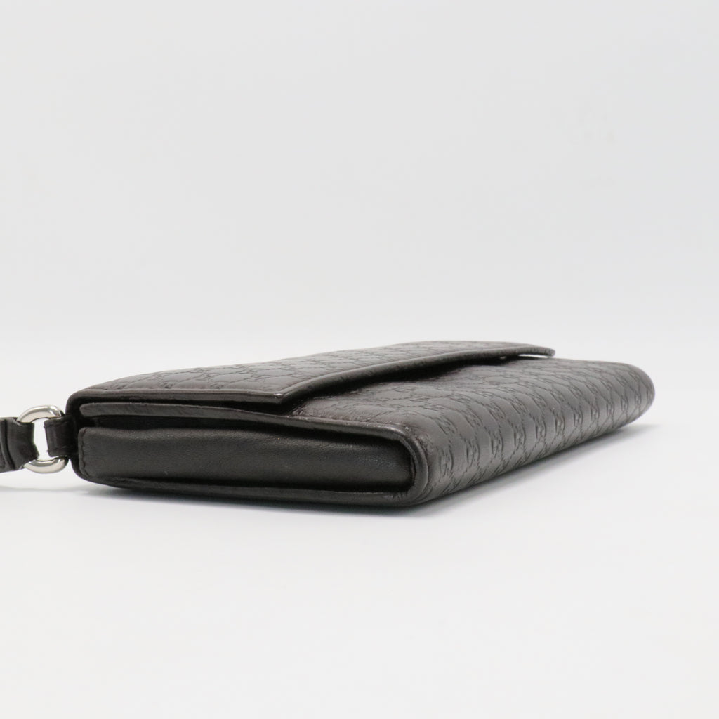 Guccissima Signature Microguccissima Bree Continental Wallet