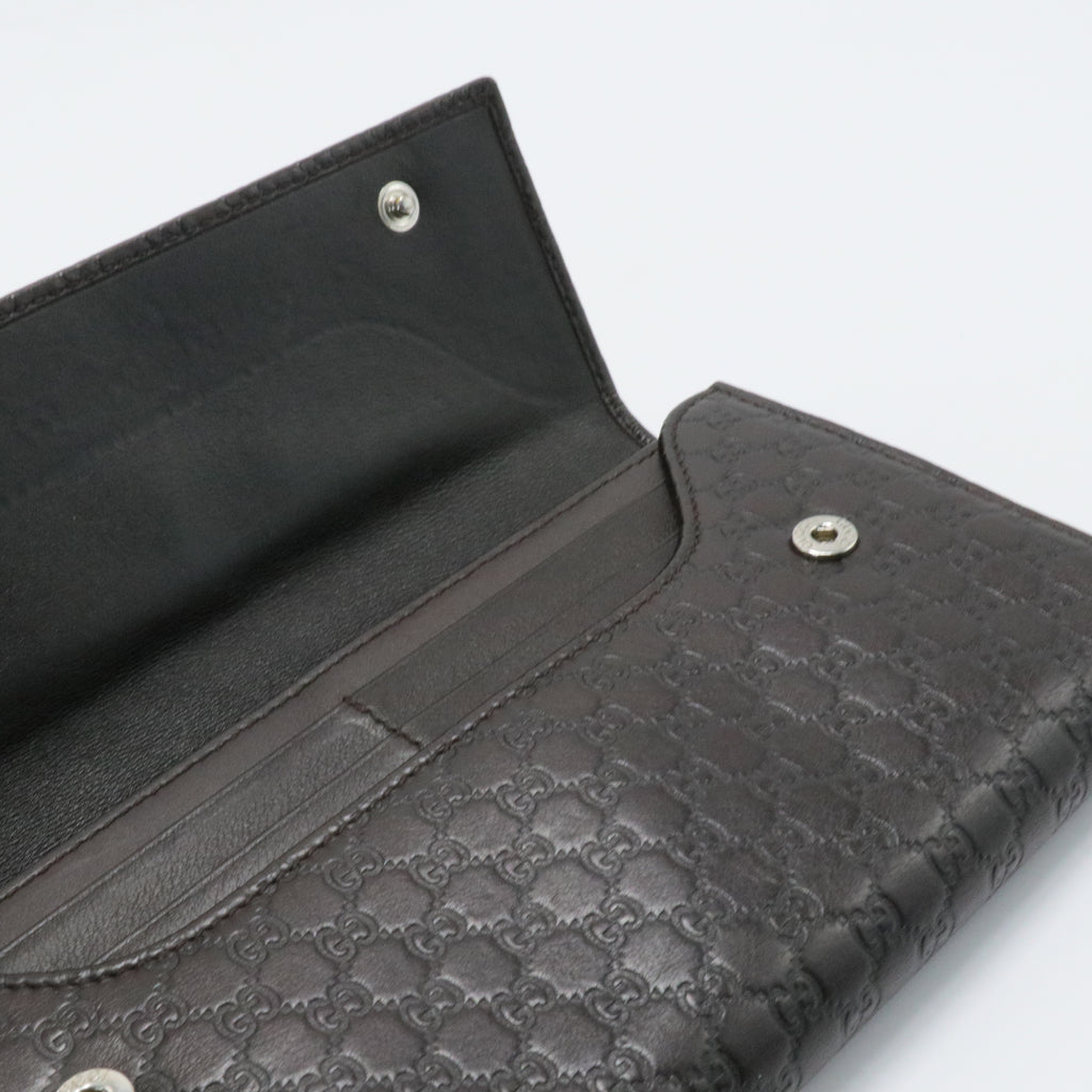 Guccissima Signature Microguccissima Bree Continental Wallet