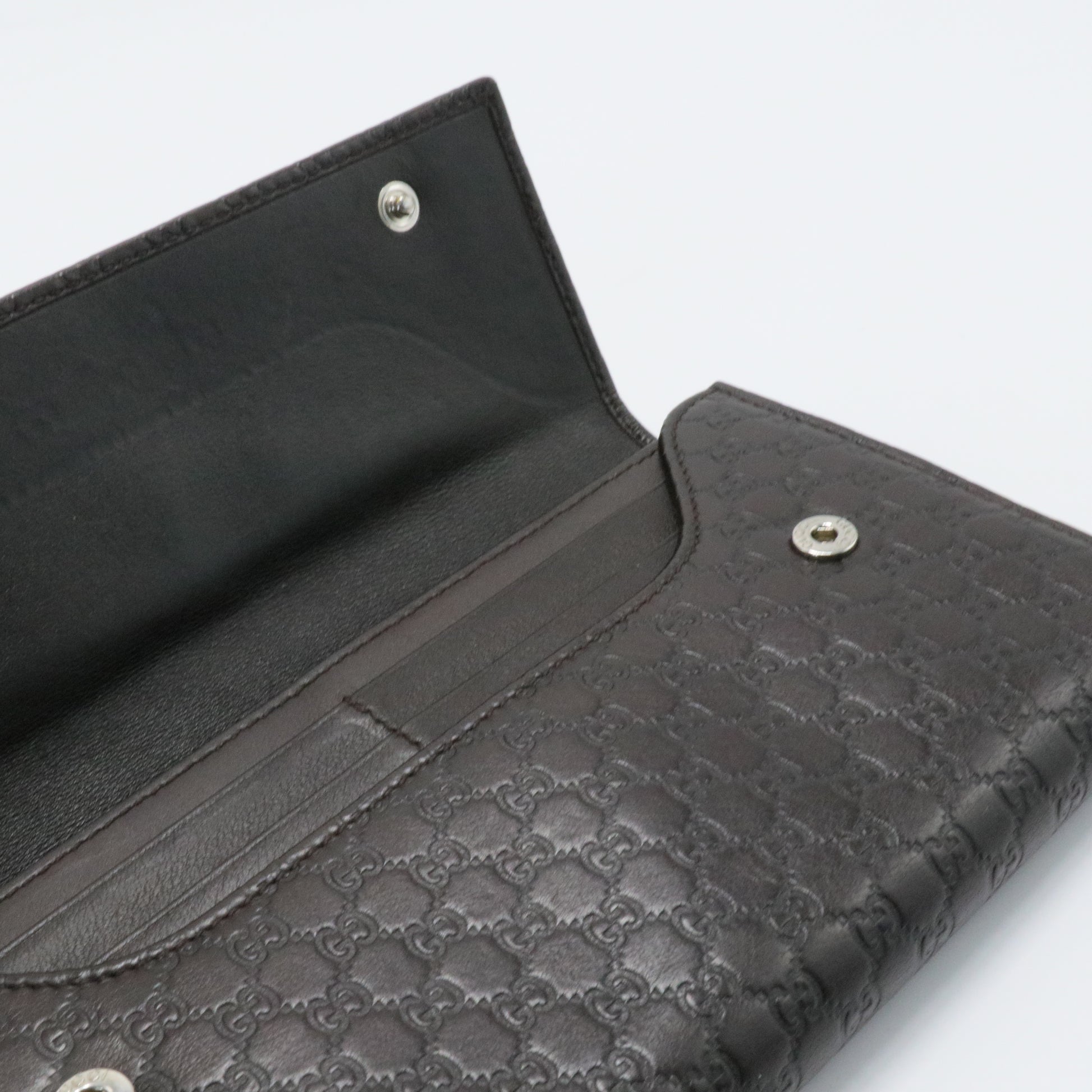 Guccissima Signature Microguccissima Bree Continental Wallet