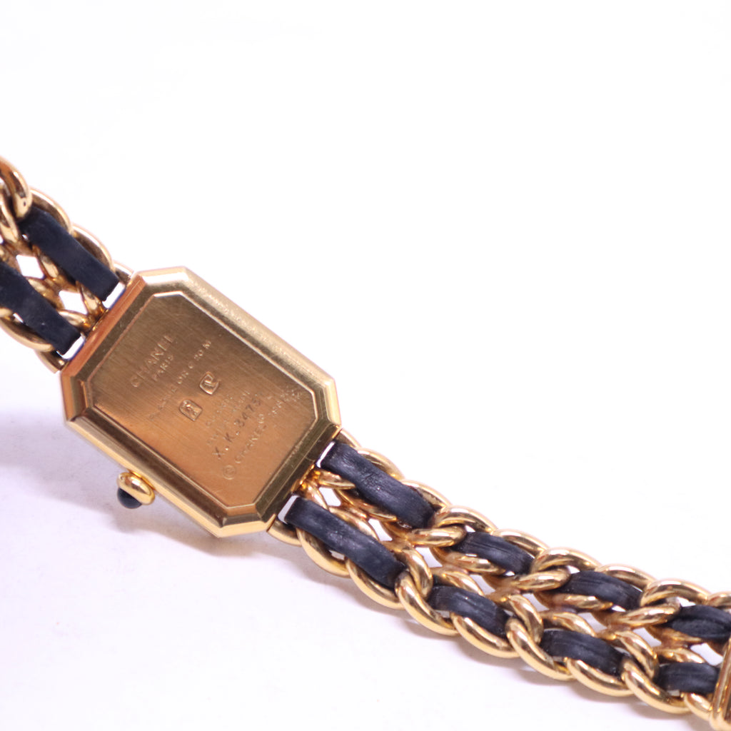 Stainless Steel Lambskin 20mm Chain Premiere Quartz Watch Gold M W20708