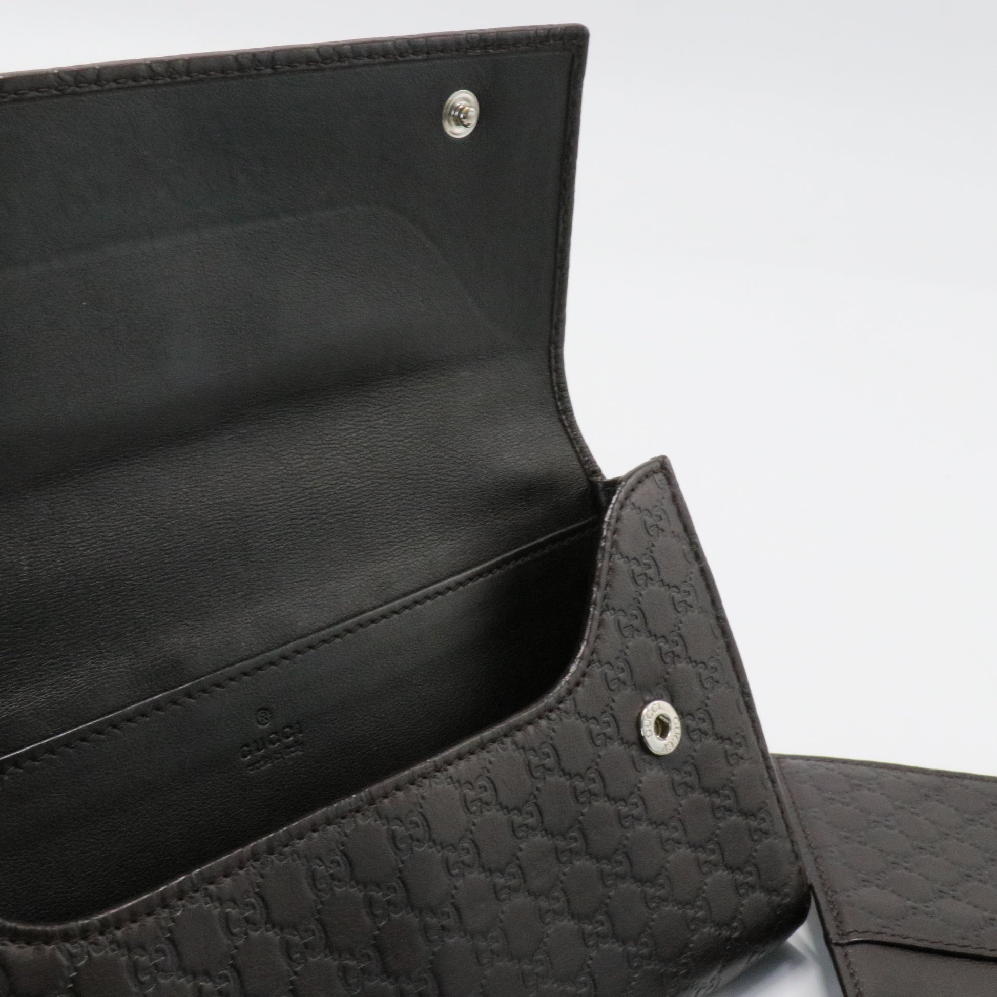 Guccissima Signature Microguccissima Bree Continental Wallet