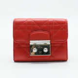 Lady Dior Wallet Cannage Quilt Lambskin