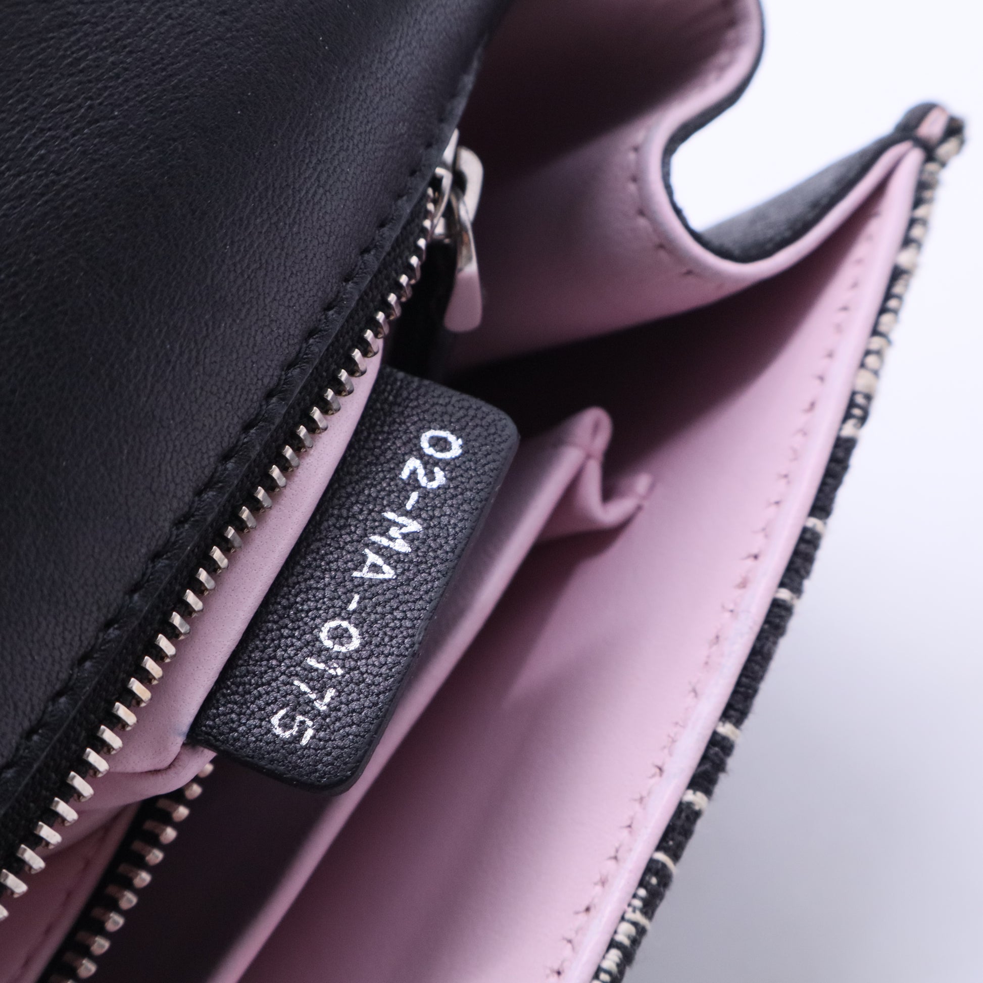 Christian Dior Black/White Tweed Embellished Diorama Medium Flap Bag B20220 twins