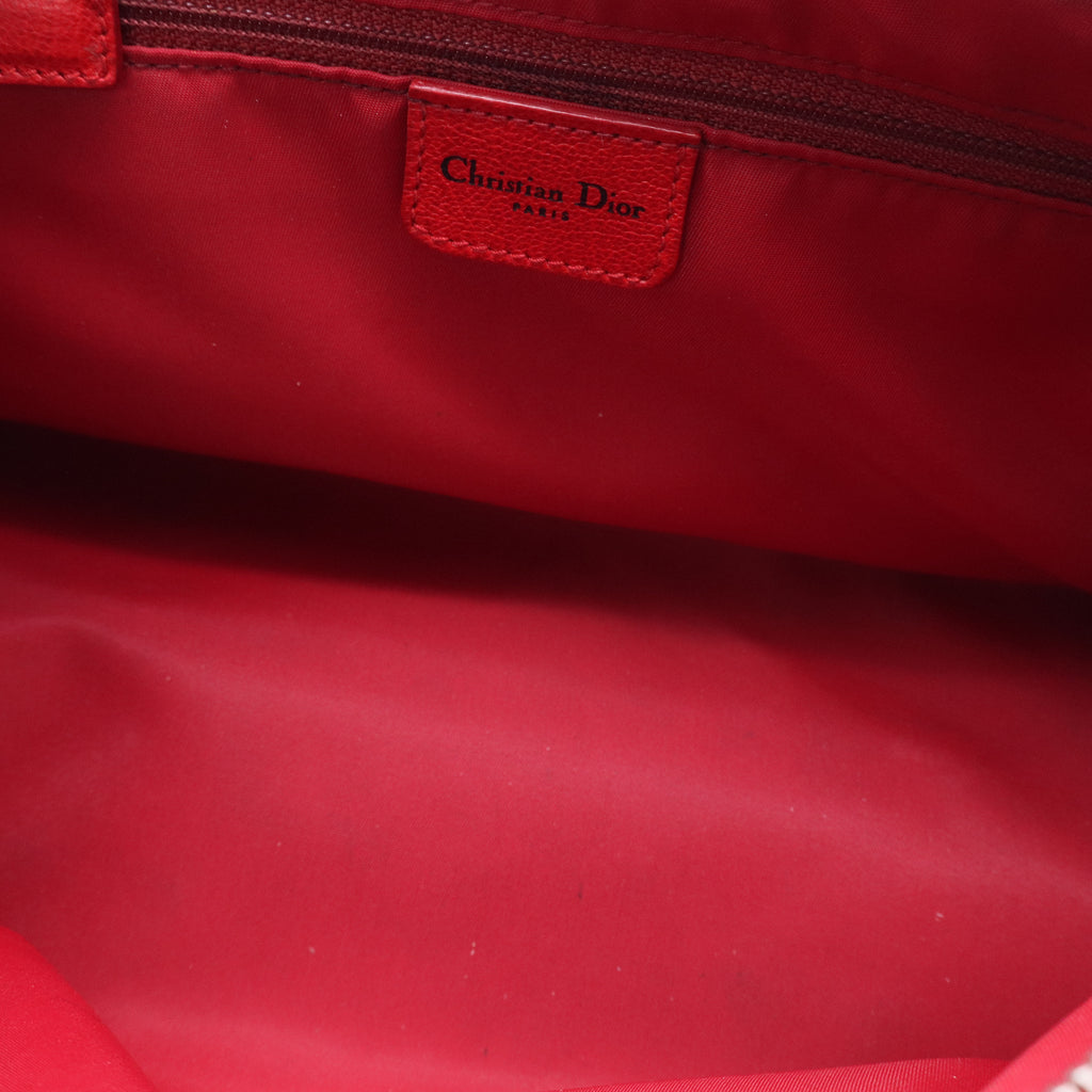 Christian Dior Beige PVC/Leather Rasta Collection Boston Bag