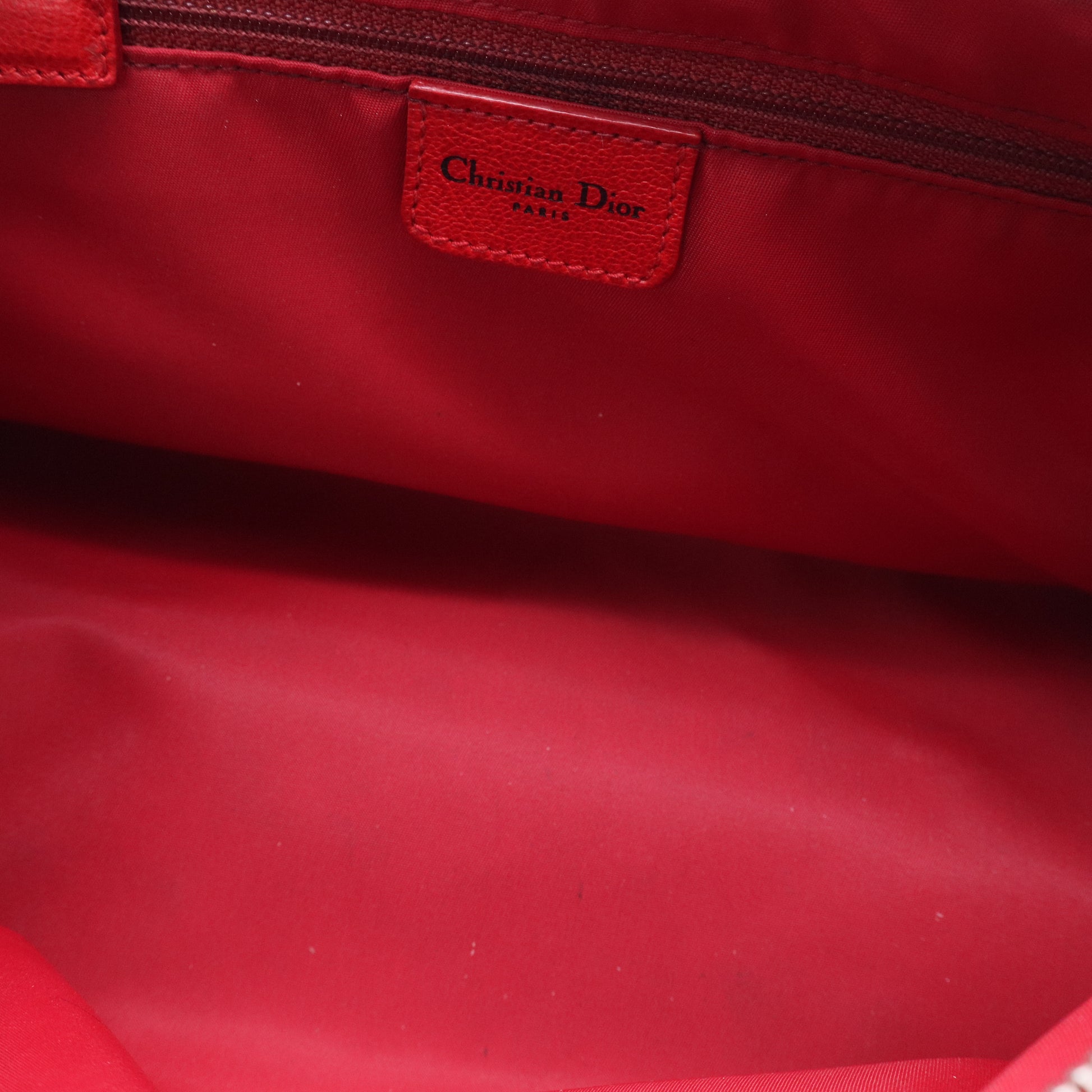 Christian Dior Beige PVC/Leather Rasta Collection Boston Bag