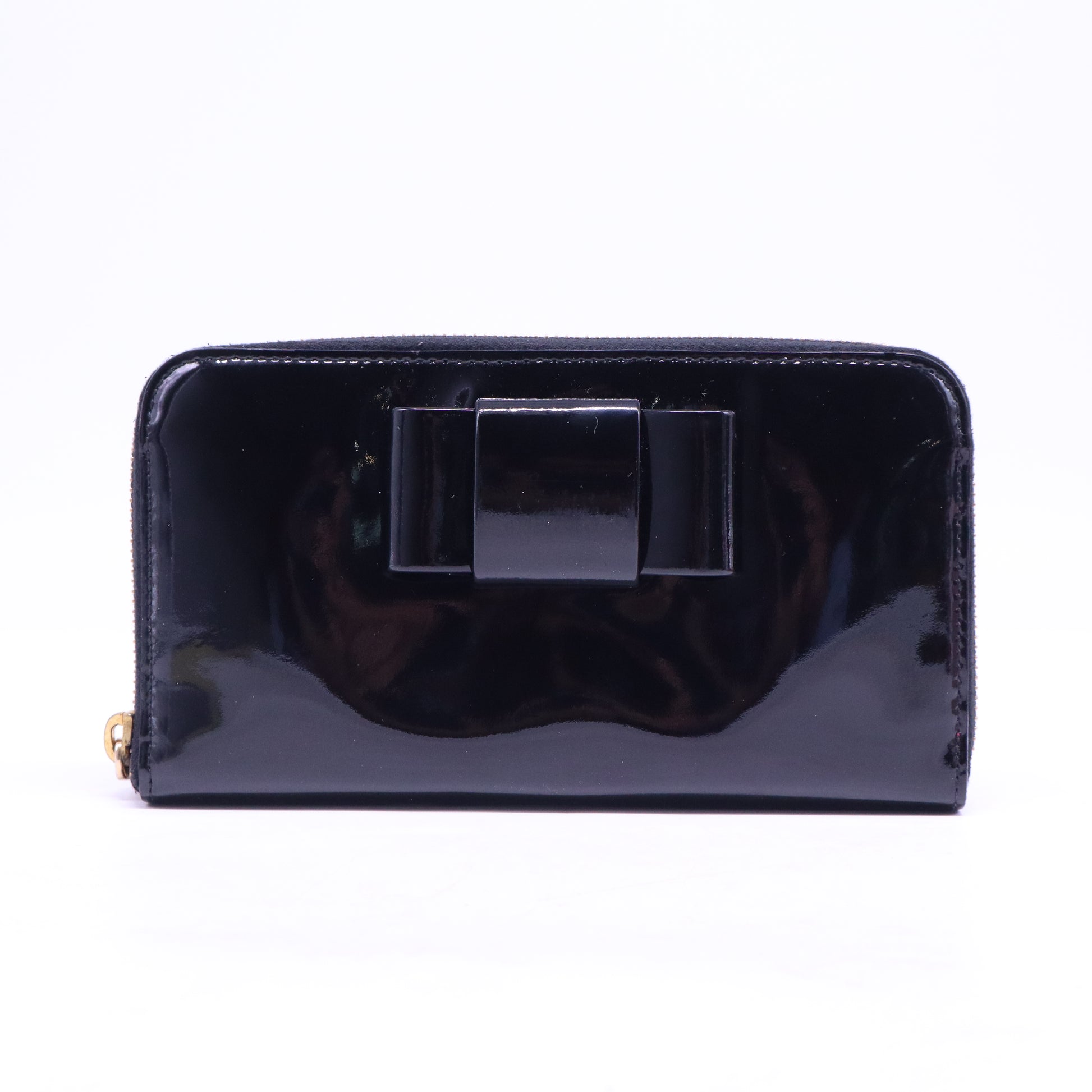 Patent Black Leather Wallet W20812