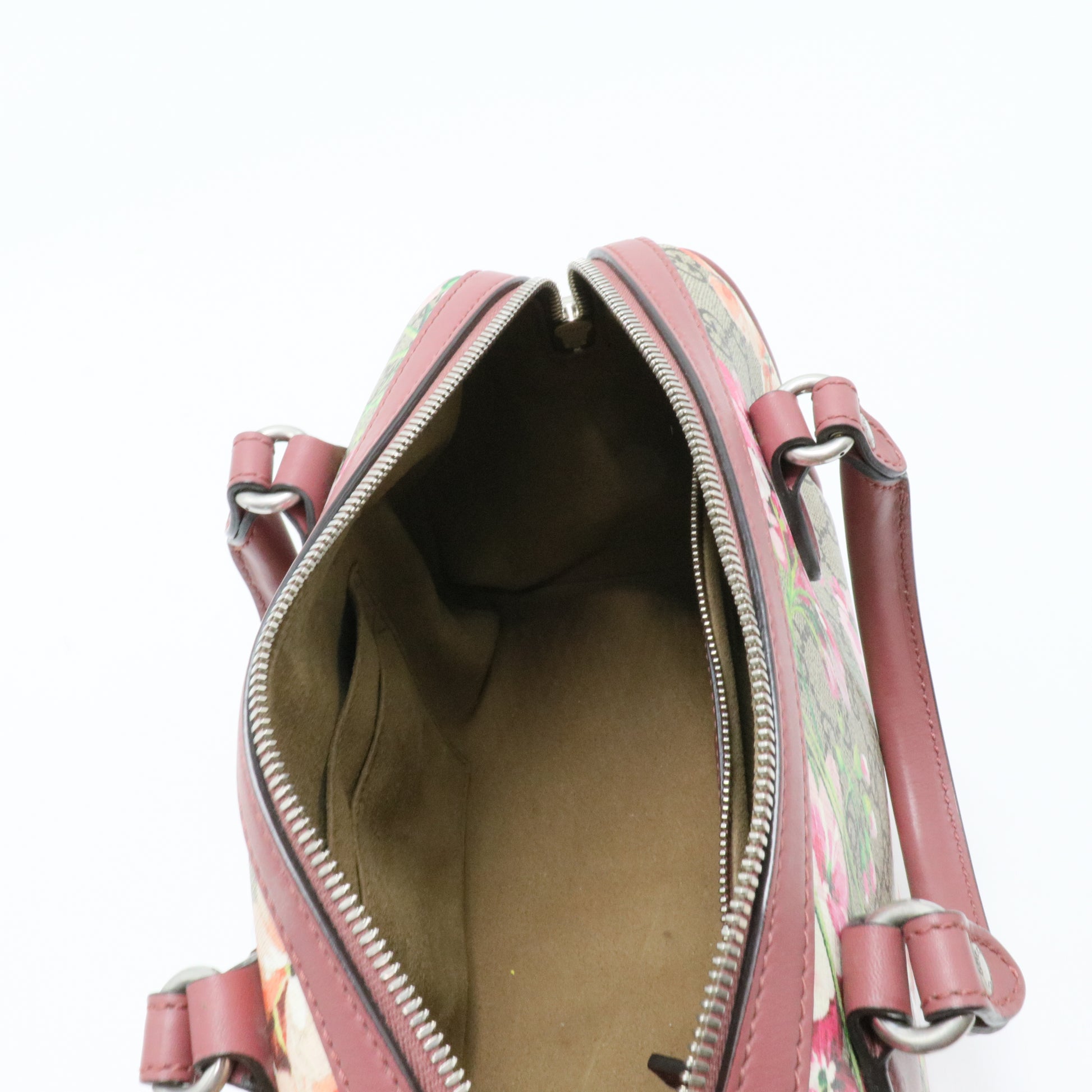 GG Supreme Blooms Small Boston Bag