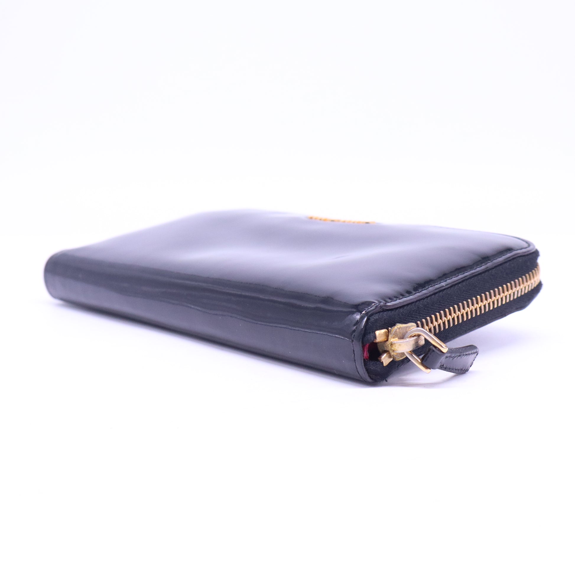 Patent Black Leather Wallet W20812