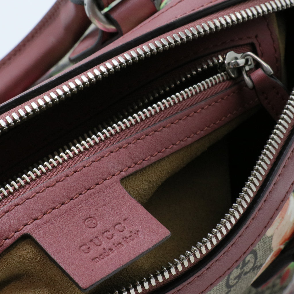 GG Supreme Blooms Small Boston Bag