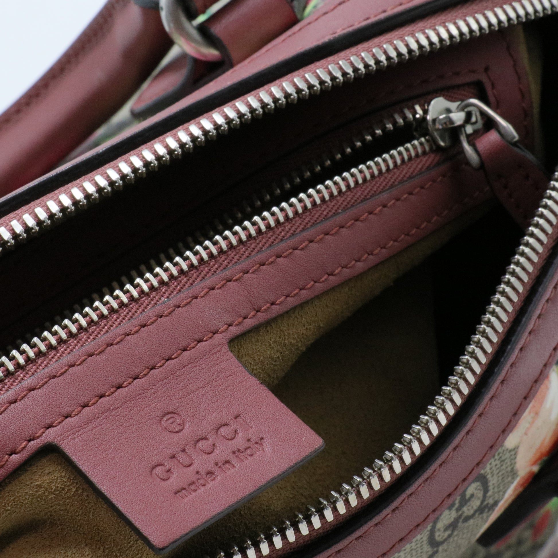 GG Supreme Blooms Small Boston Bag