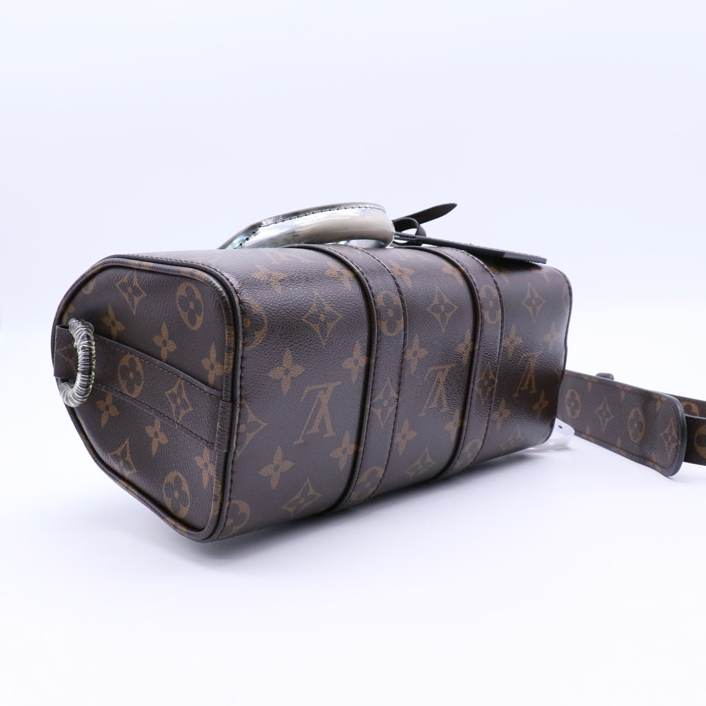 Keepall Bandouliere Bag Limited Edition Metallic Nebula Monogram Canvas 25 Twins LDJ4090