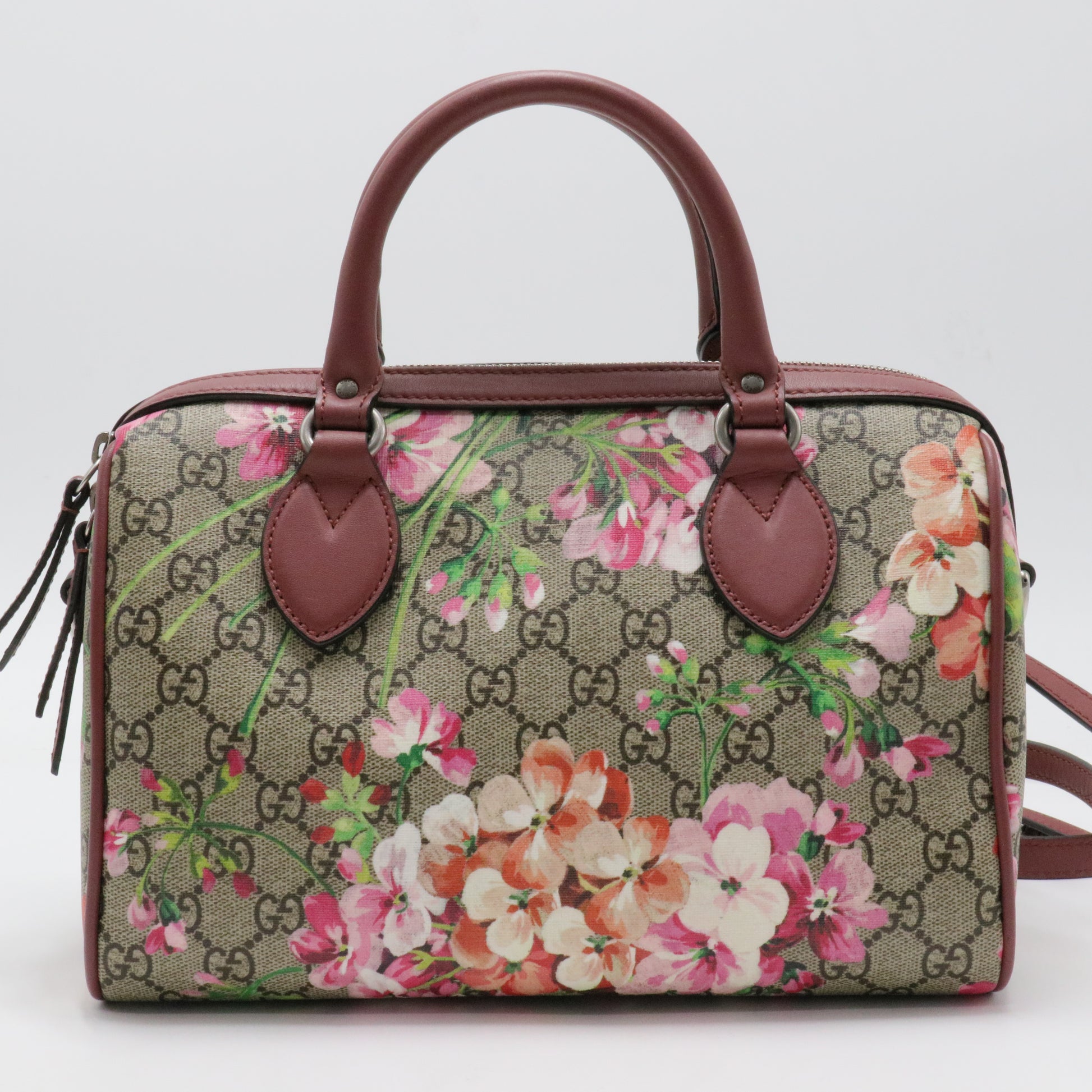 GG Supreme Blooms Small Boston Bag