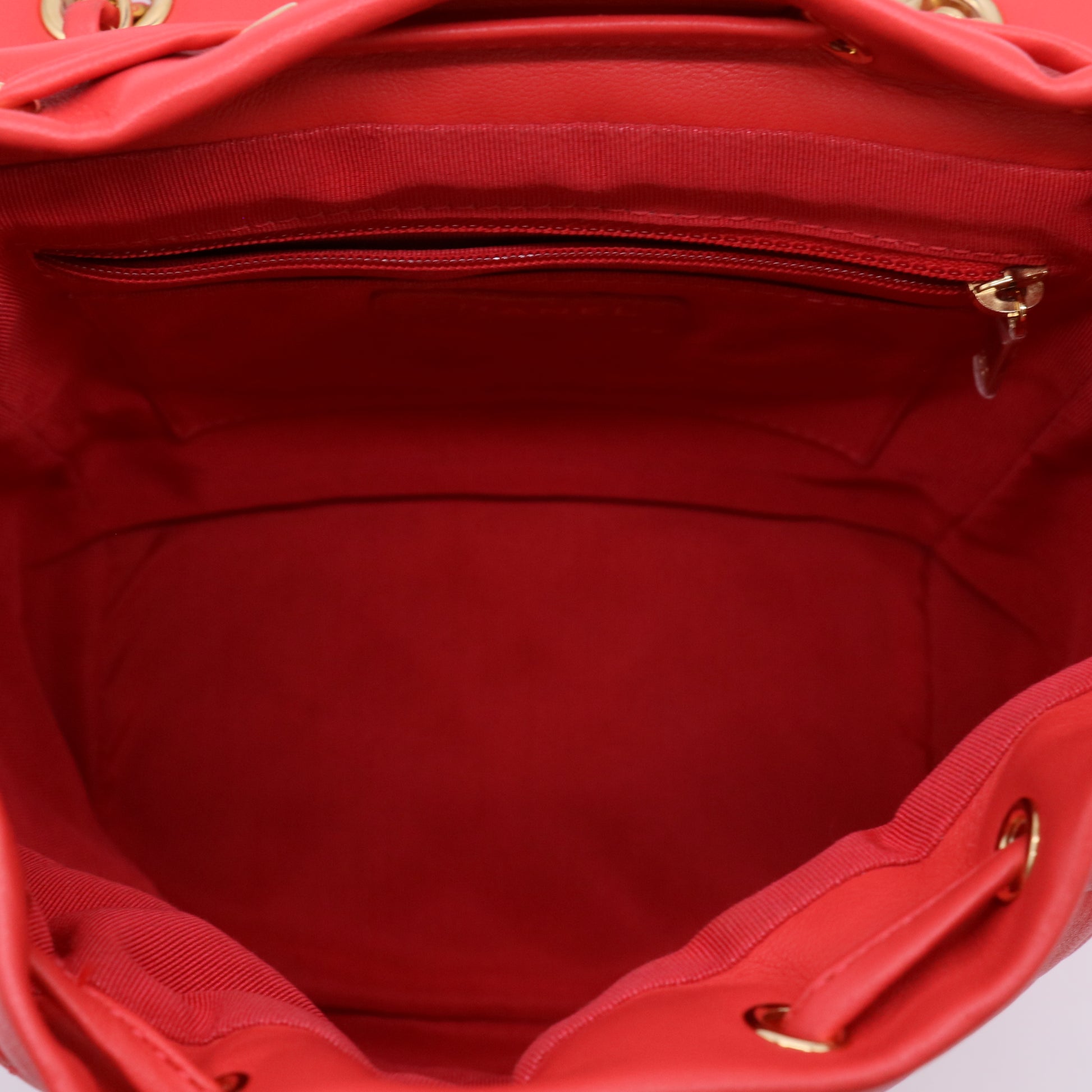 Chanel Lambskin Quilted Large Urban Spirit Backpack Red twins LDZ375