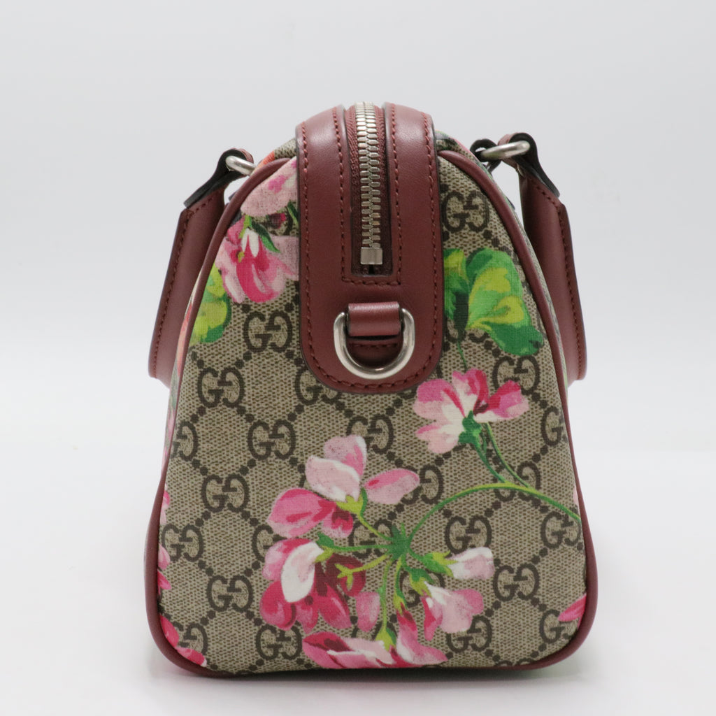 GG Supreme Blooms Small Boston Bag