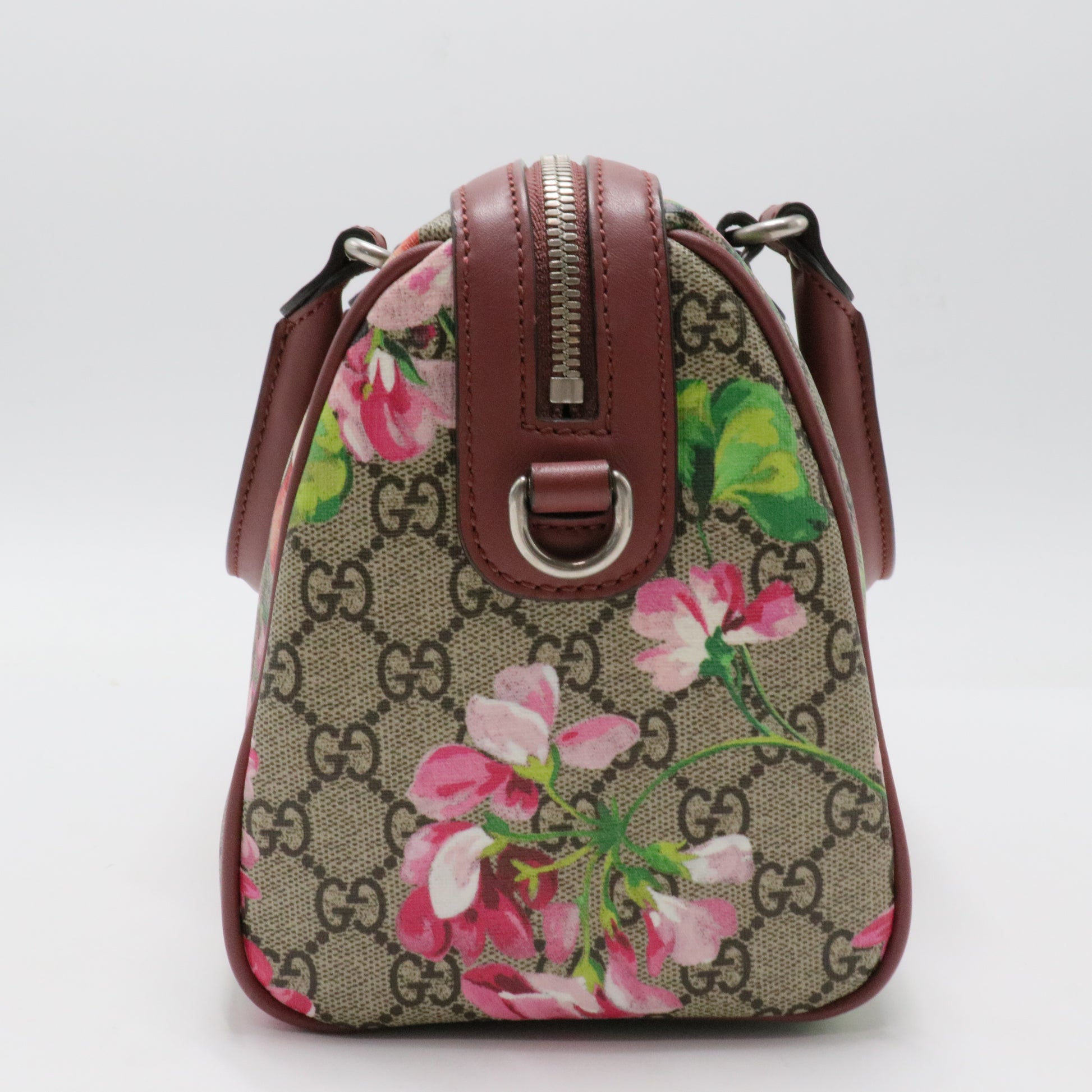 GG Supreme Blooms Small Boston Bag