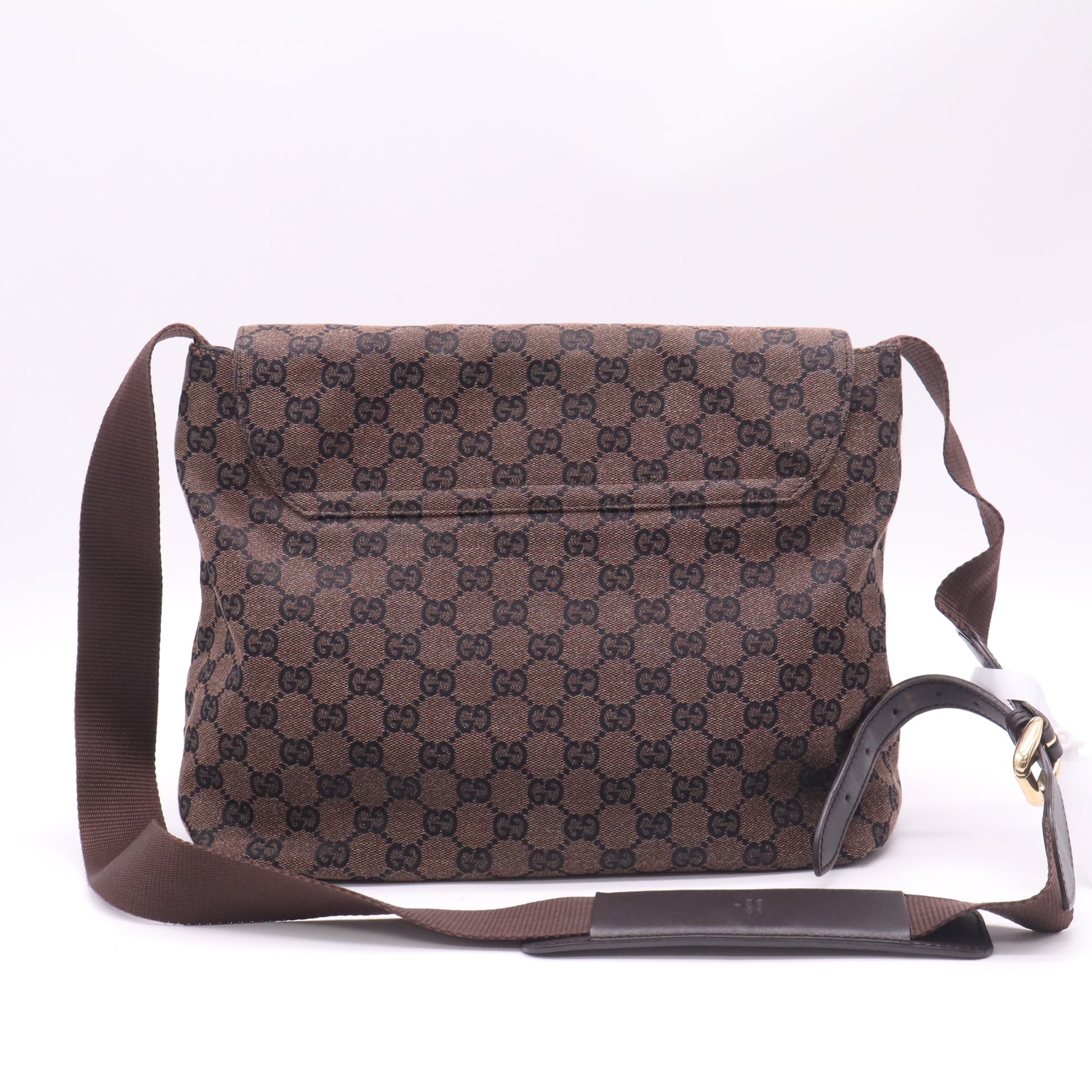 Gucci GG Canvas Flap Messenger Bag B23330