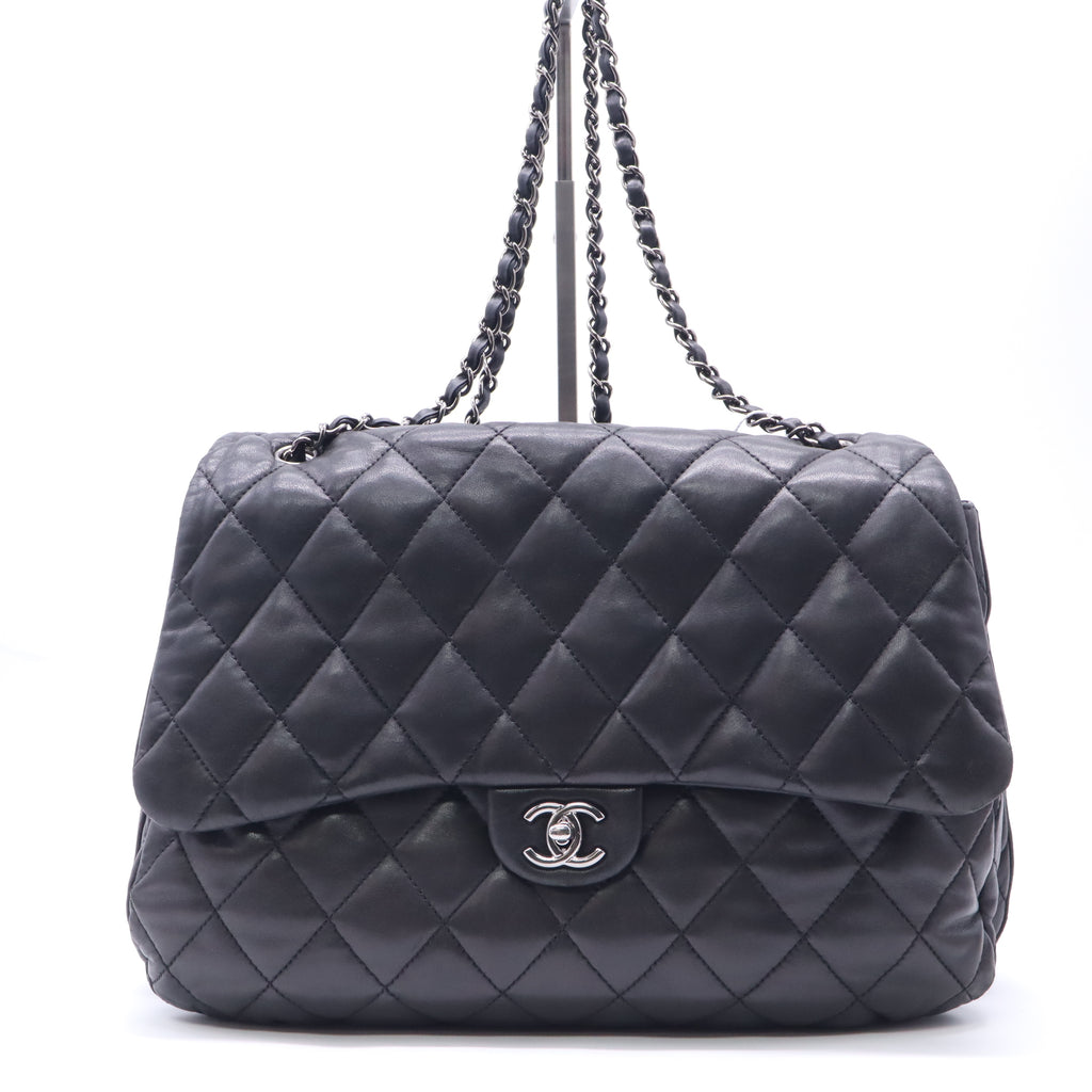 Chanel 3 Accordion Bag Quilted Lambskin Maxi twins LDZ925