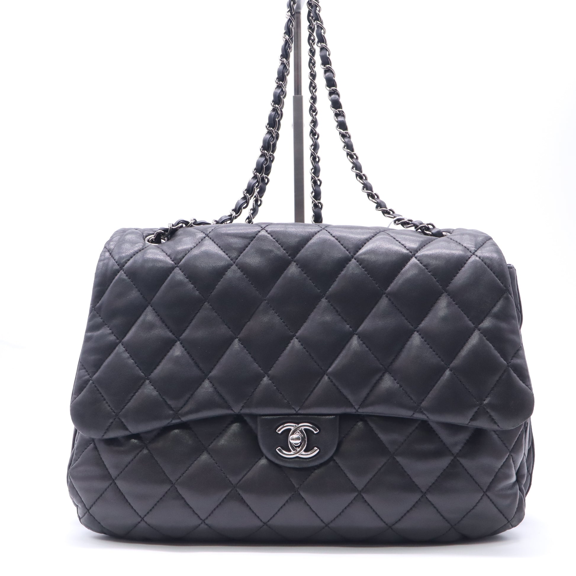 Chanel 3 Accordion Bag Quilted Lambskin Maxi twins LDZ925