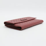 Continental Flap Wallet Microguccissima Leather Long