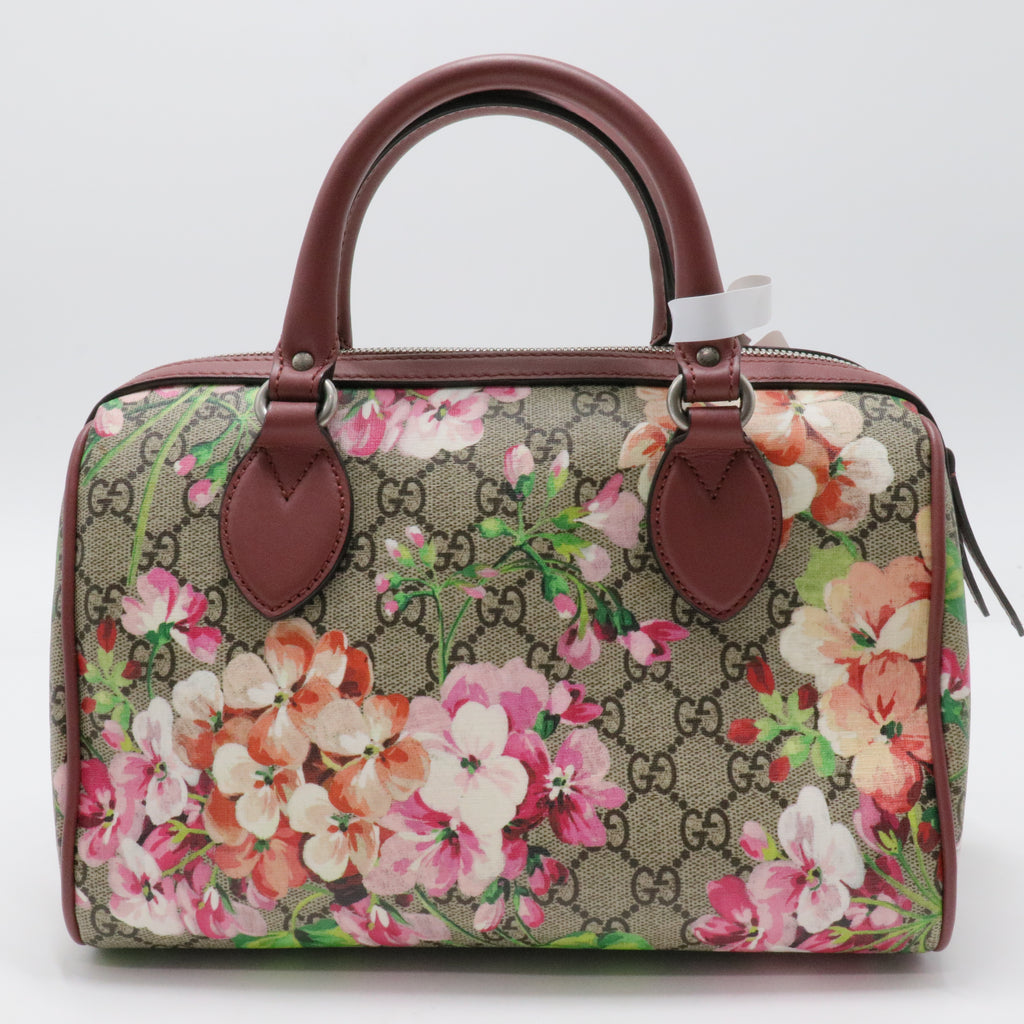GG Supreme Blooms Small Boston Bag