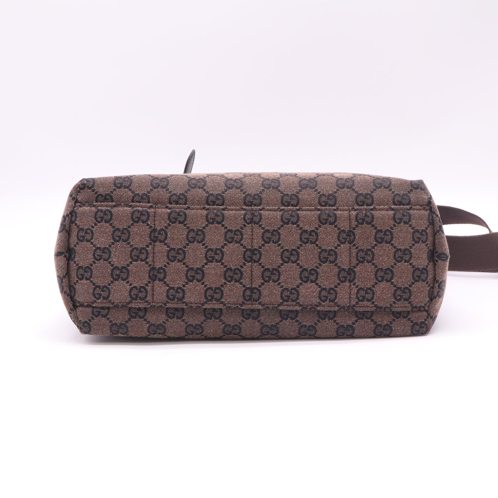 Gucci GG Canvas Flap Messenger Bag B23330
