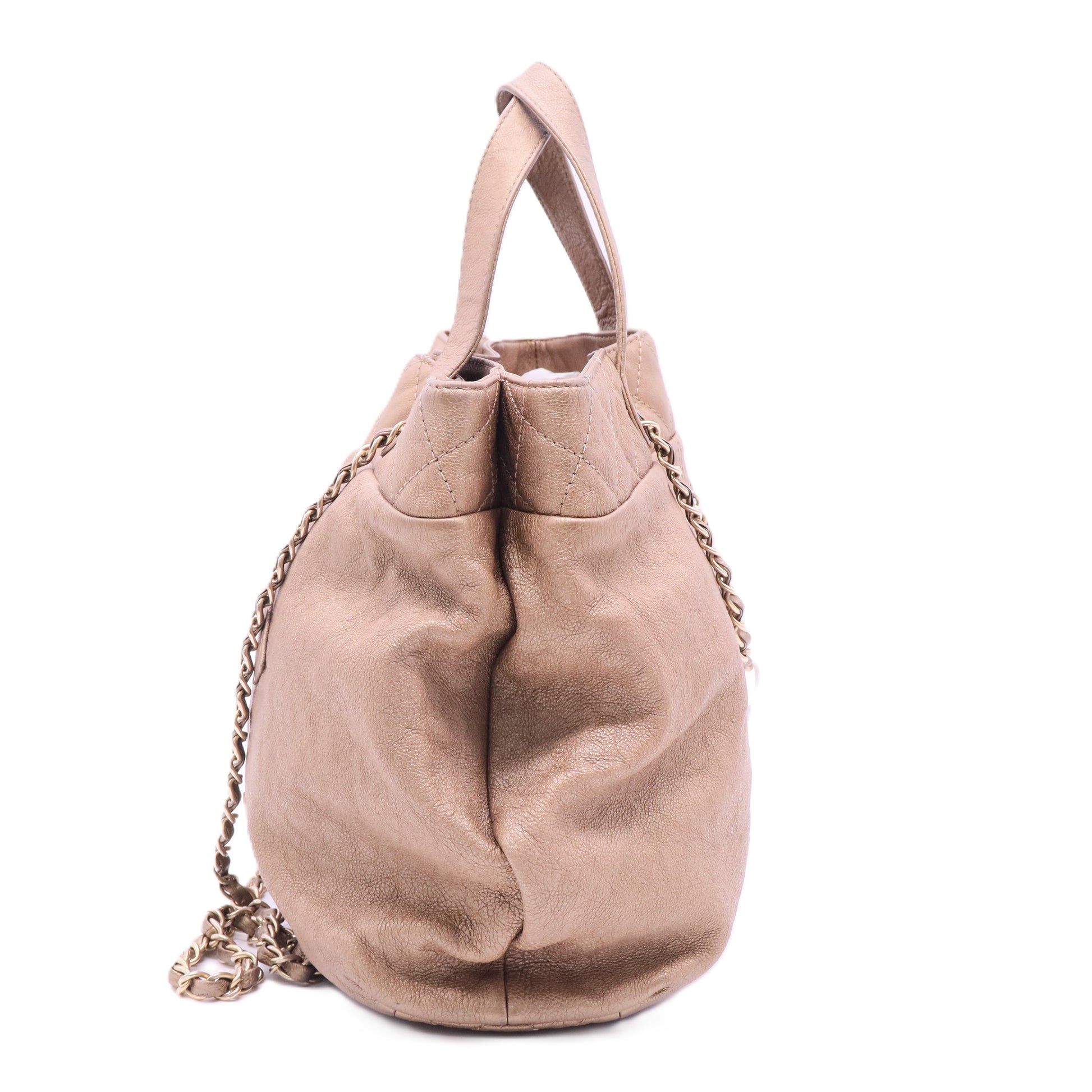 Chanel Chain Shoulder Bag with Gold Buckle twins(Hand-carry/Shoulder Bag)