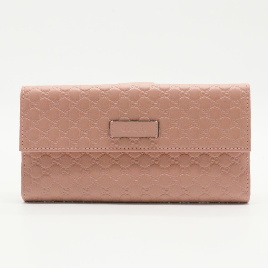 Continental Flap Wallet Microguccissima Leather Long