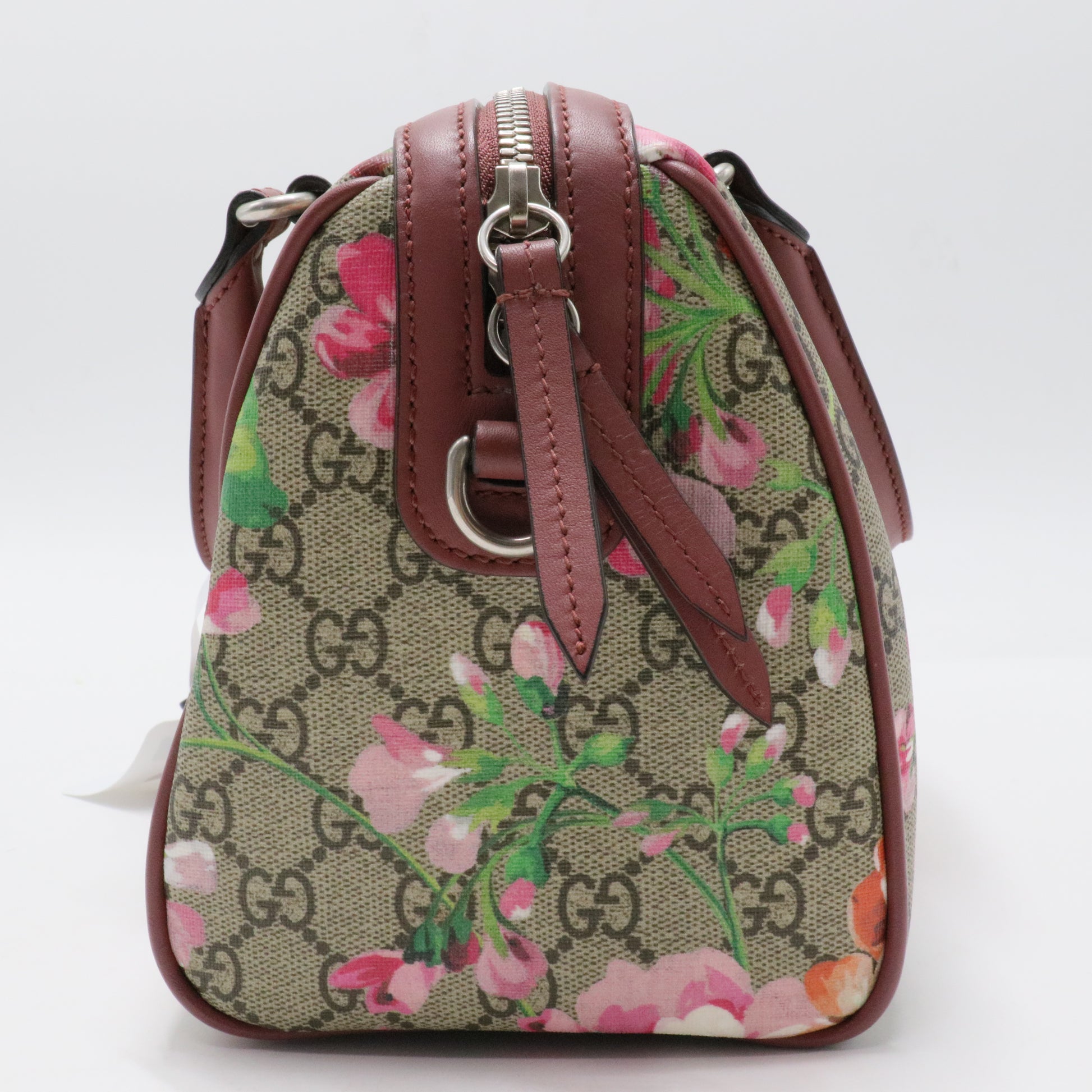 GG Supreme Blooms Small Boston Bag
