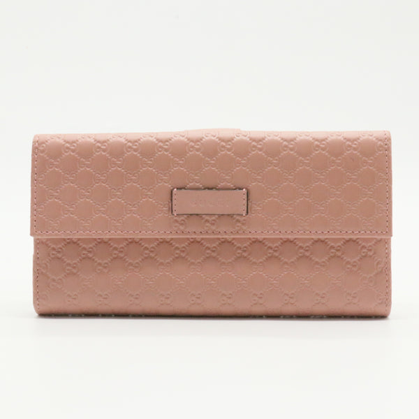 Continental Flap Wallet Microguccissima Leather Long