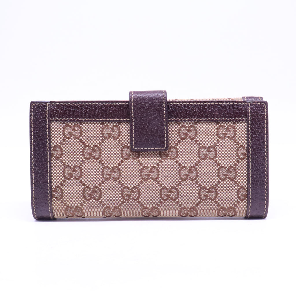 Crystal Monogram Continental Charmy Wallet Brown W20810