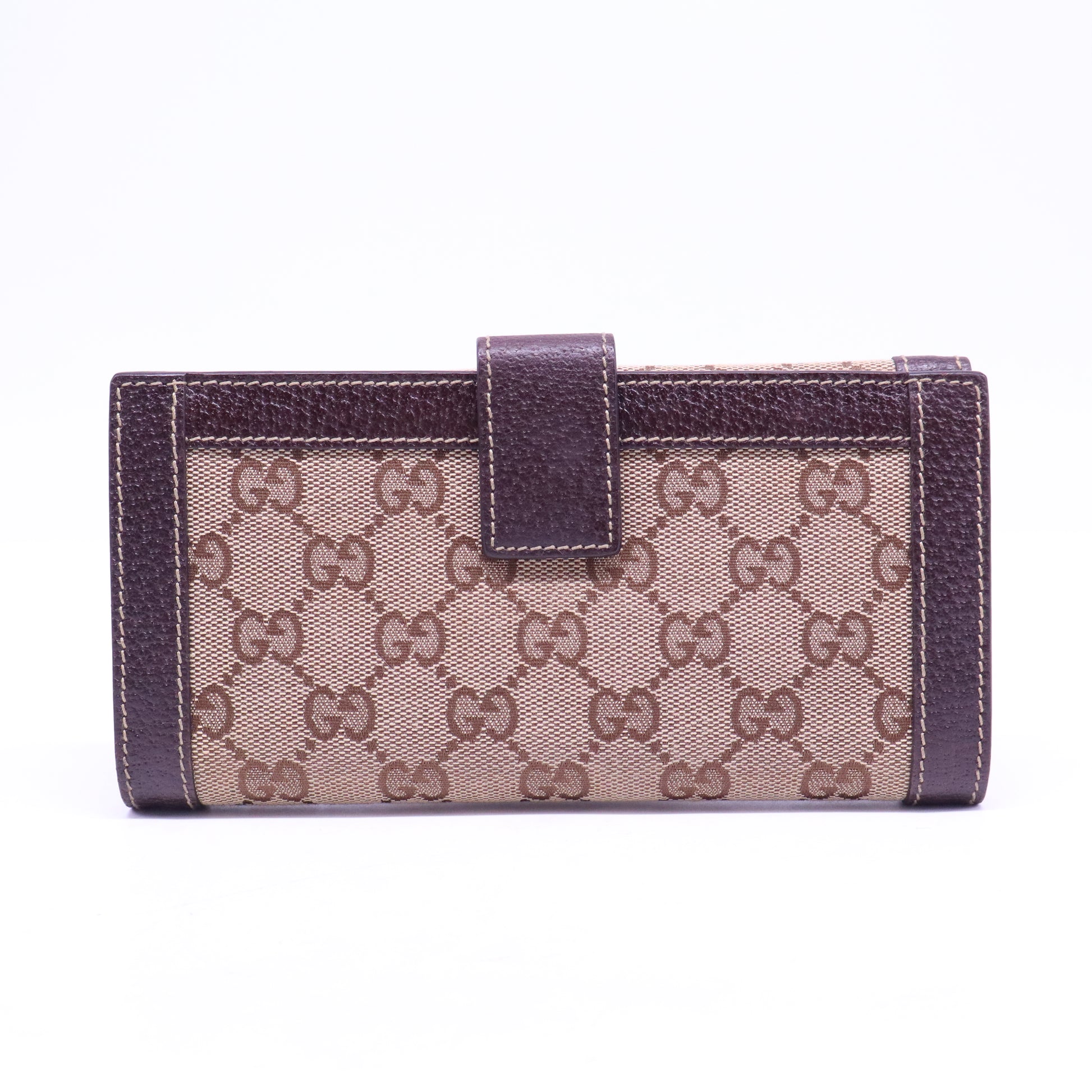 Crystal Monogram Continental Charmy Wallet Brown W20810