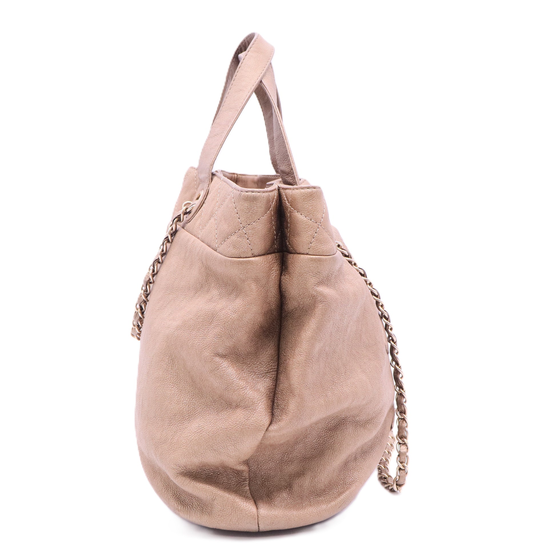 Chanel Chain Shoulder Bag with Gold Buckle twins(Hand-carry/Shoulder Bag)