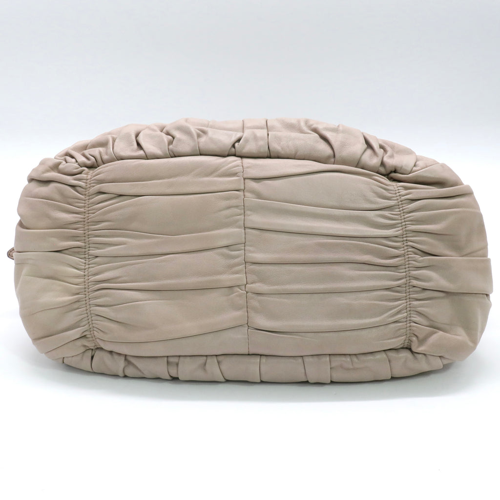 Nappa Gaufre Shopping Satchel Large