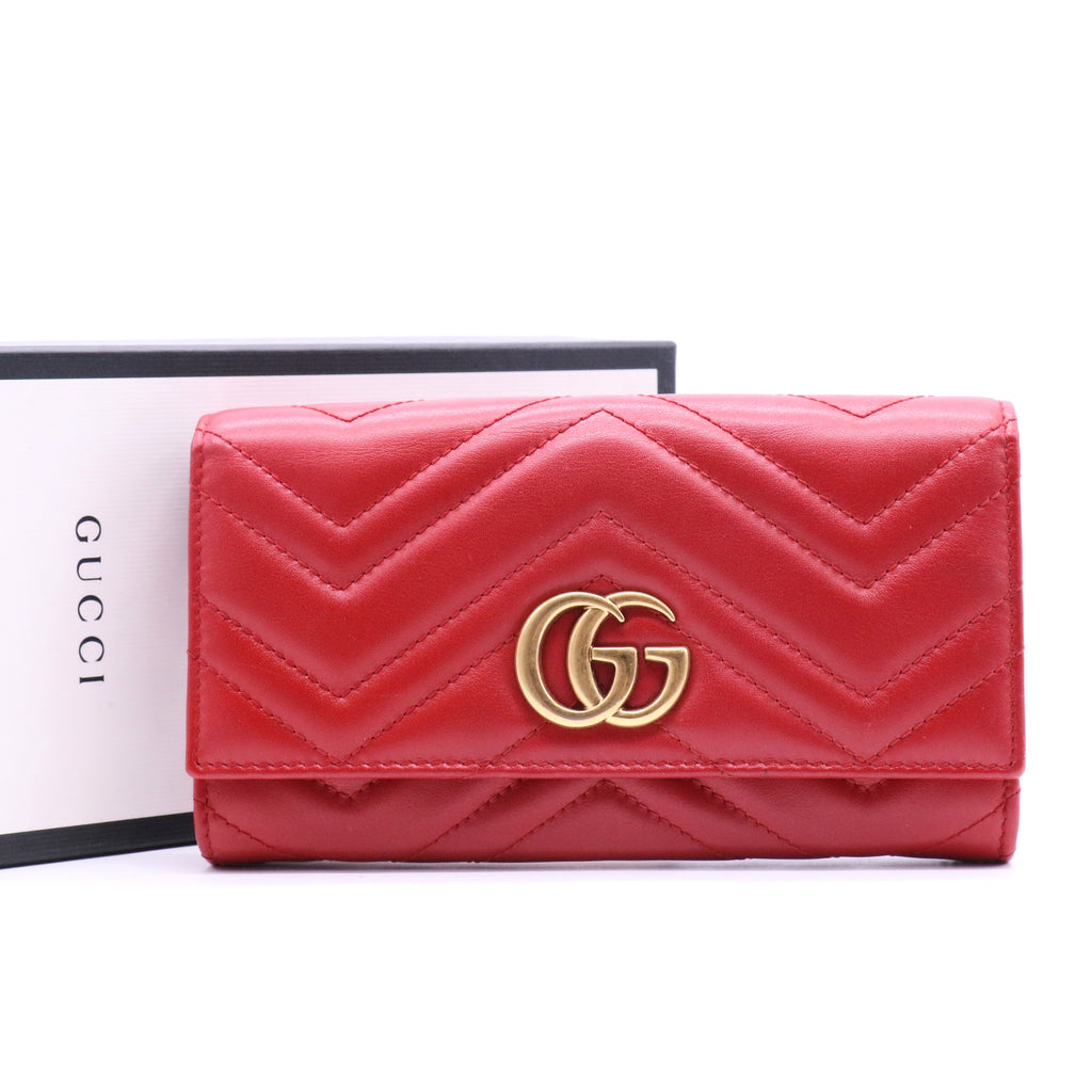Leather Printed Continental Wallet
