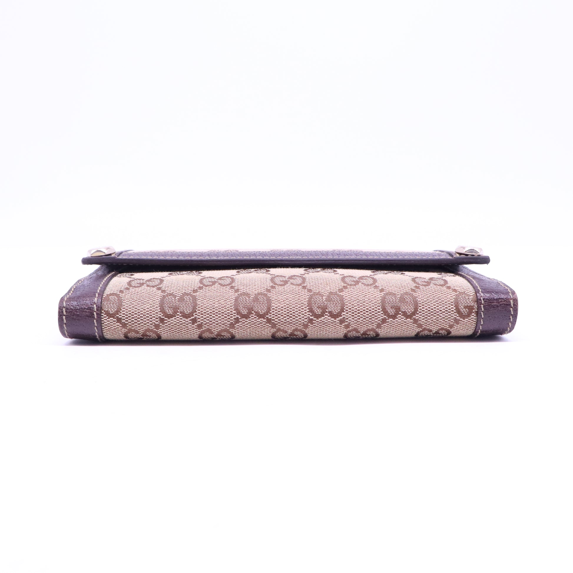 Crystal Monogram Continental Charmy Wallet Brown W20810