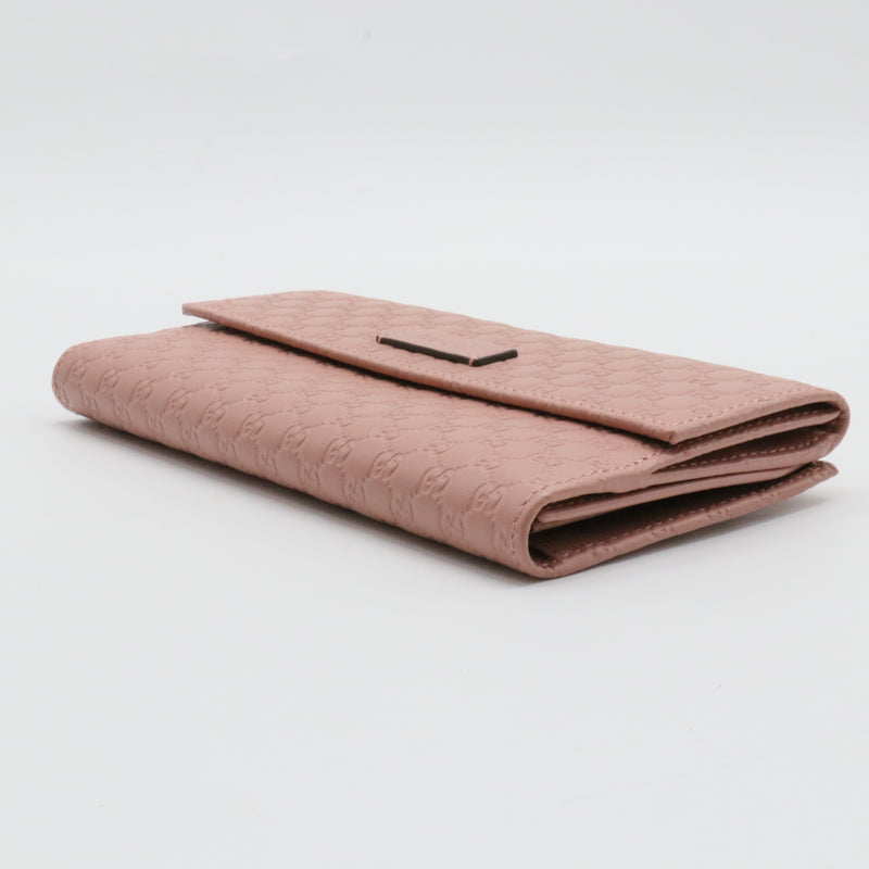 Continental Flap Wallet Microguccissima Leather Long