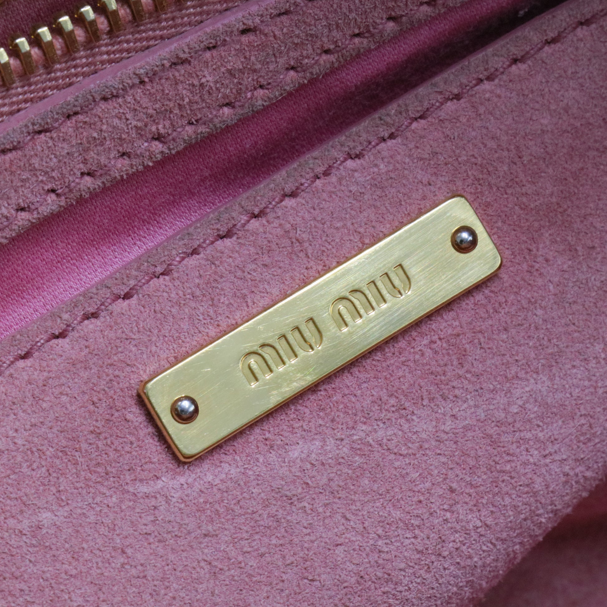 Convertible Madras Side Zip Satchel Grainy Leather