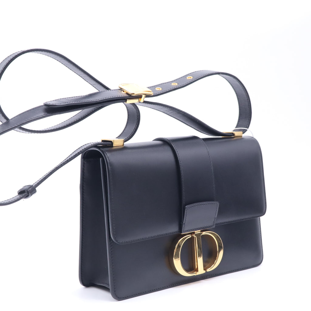 Christian Dior Box Calfskin 30 Montaigne Flap Bag Twins LDZ924