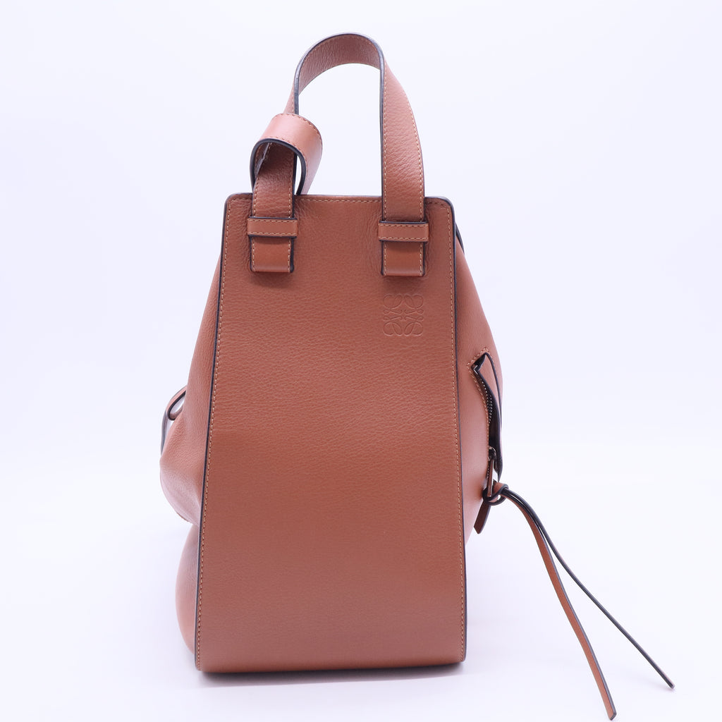 Calfskin Small Hammock Shoulder Bag Tan LDC-0261
