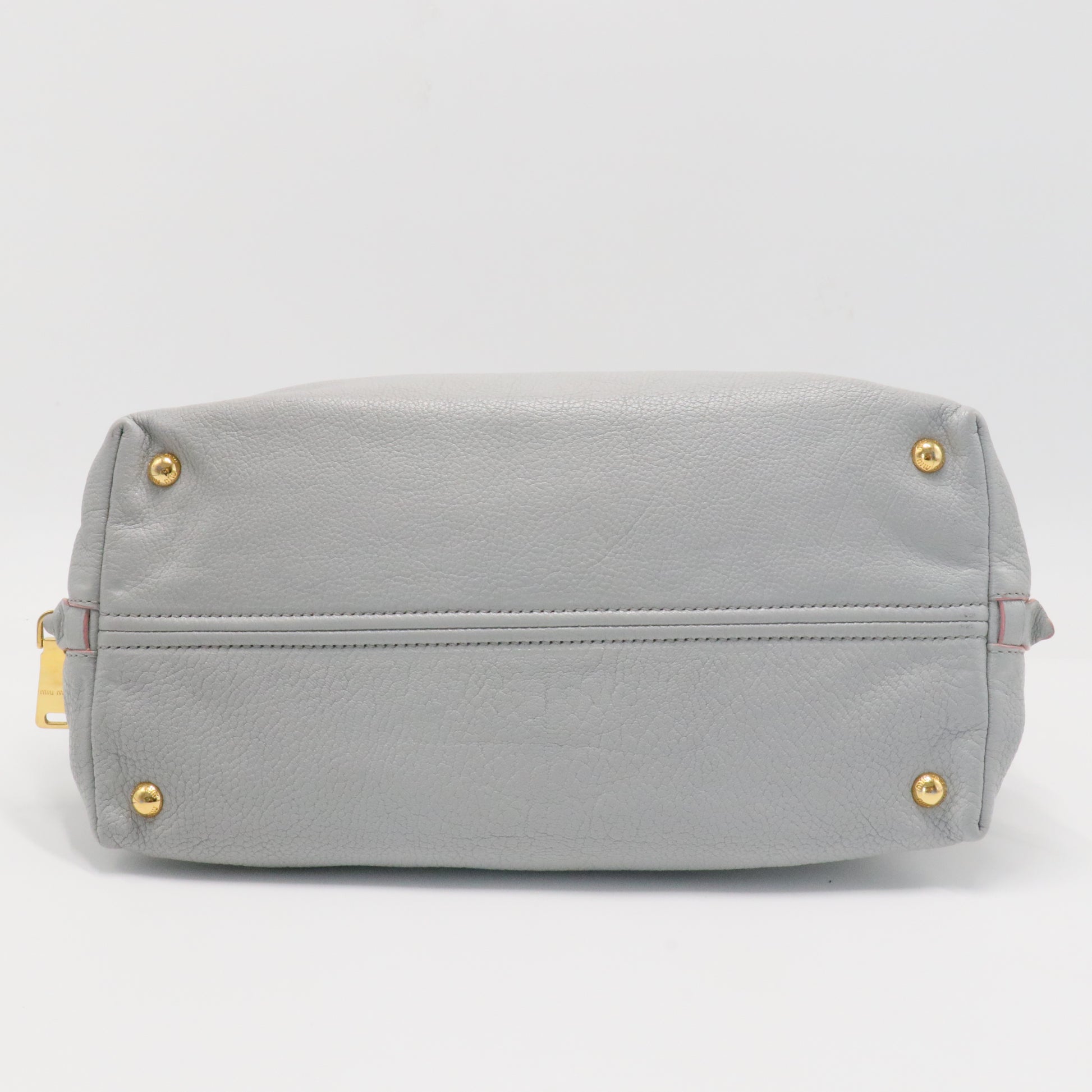 Convertible Madras Side Zip Satchel Grainy Leather
