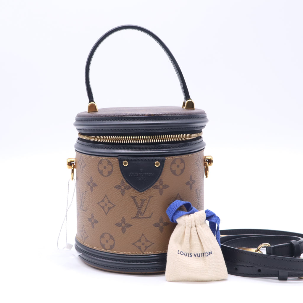 Cannes Handbag Reverse Monogram Canvas Twins LDZ940