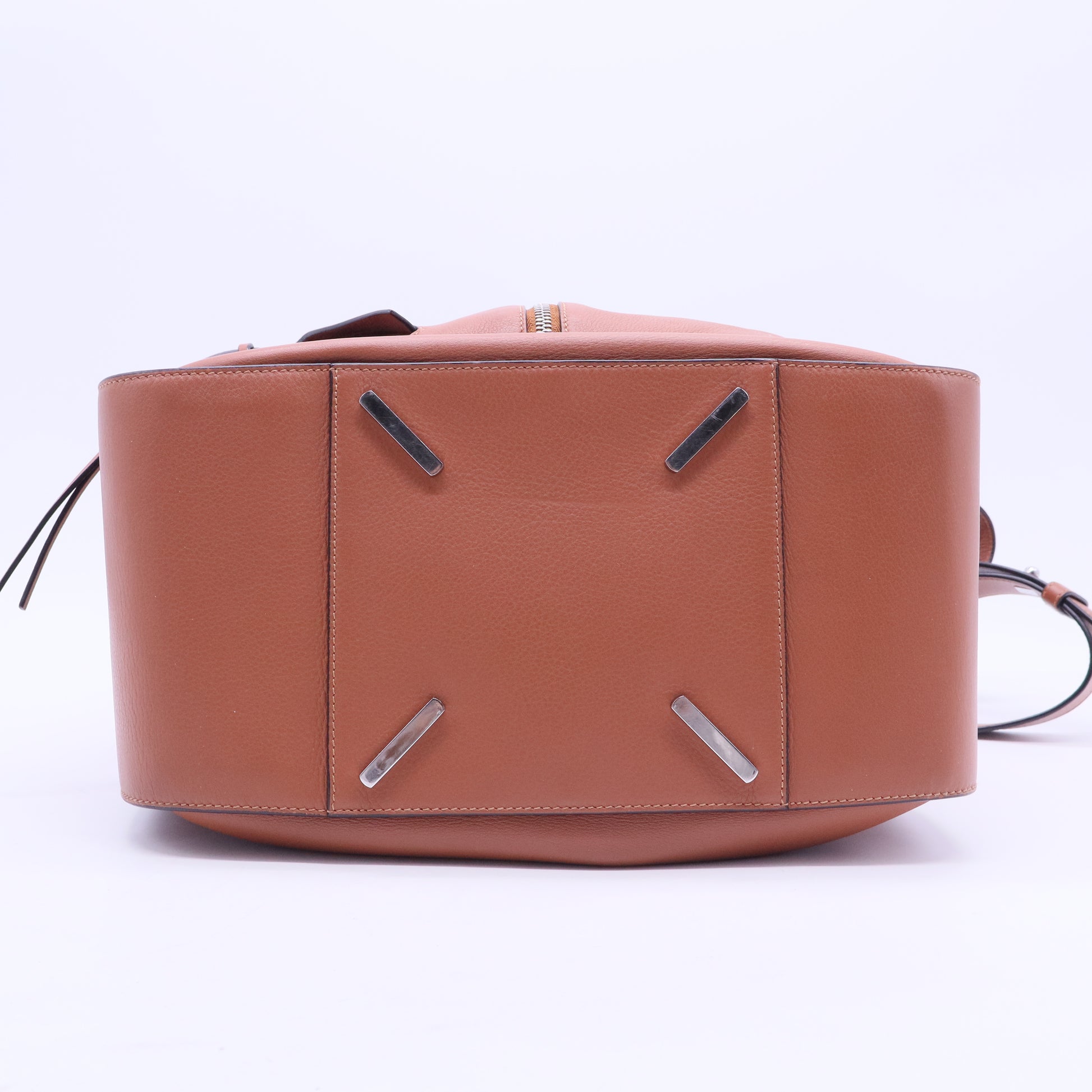 Calfskin Small Hammock Shoulder Bag Tan LDC-0261