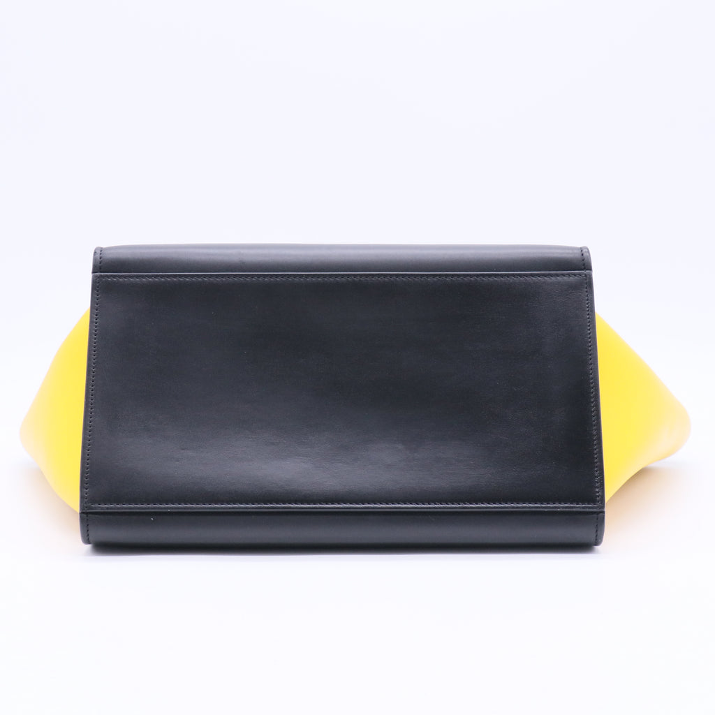 Celine Tricolor Trapeze Bag Leather Small