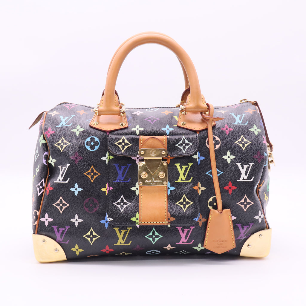 Louis Vuitton Takashi Murakami Speedy 30 Handbag twins