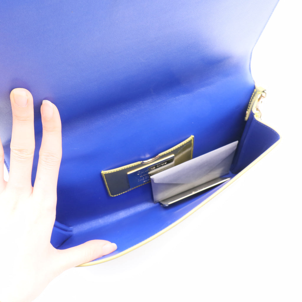 A Christian Dior by Jason Martin Limtited edition Gold Clutch bag twins W21396