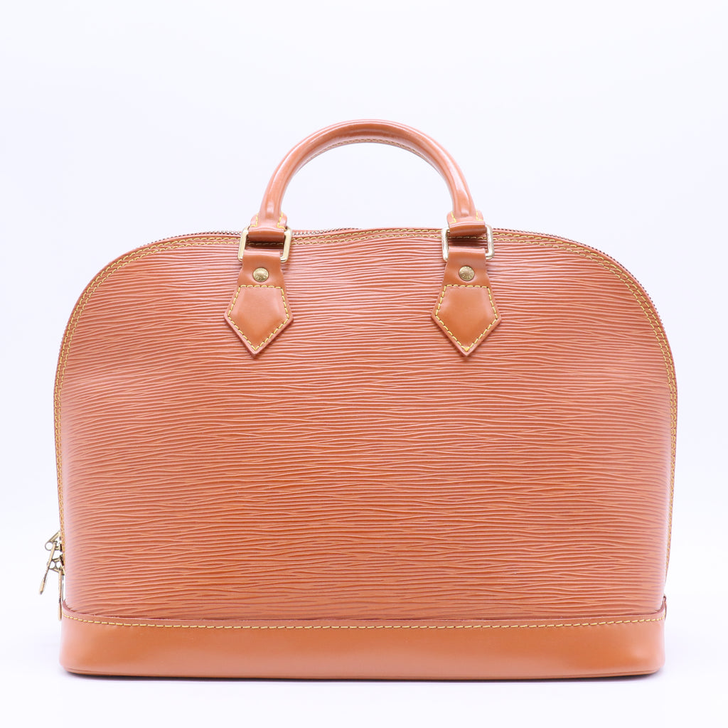 Louis Vuitton Alma Hand Bag Leather Handbag twins