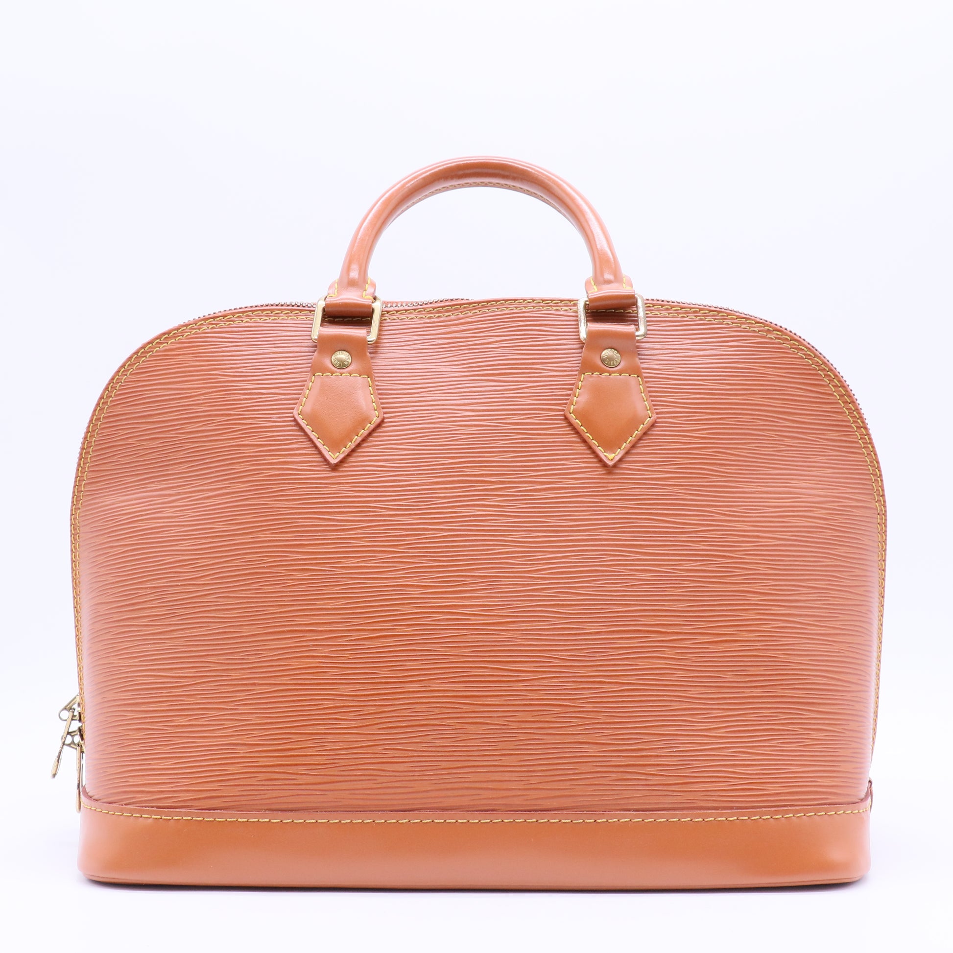Louis Vuitton Alma Hand Bag Leather Handbag twins