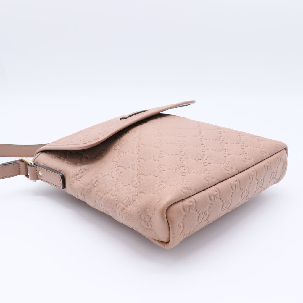 Gucci Guccissima Pink Beige Shoulder Bag twins B21680