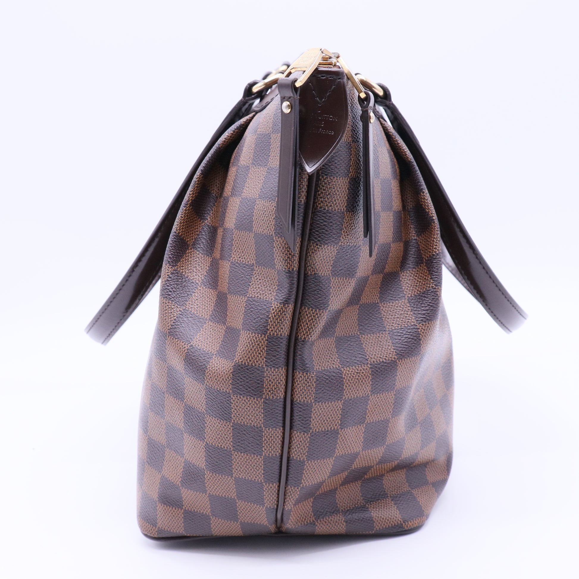 Louis Vuitton Westminster PM Damier Ebene Tote Shoulder Bag Brown
