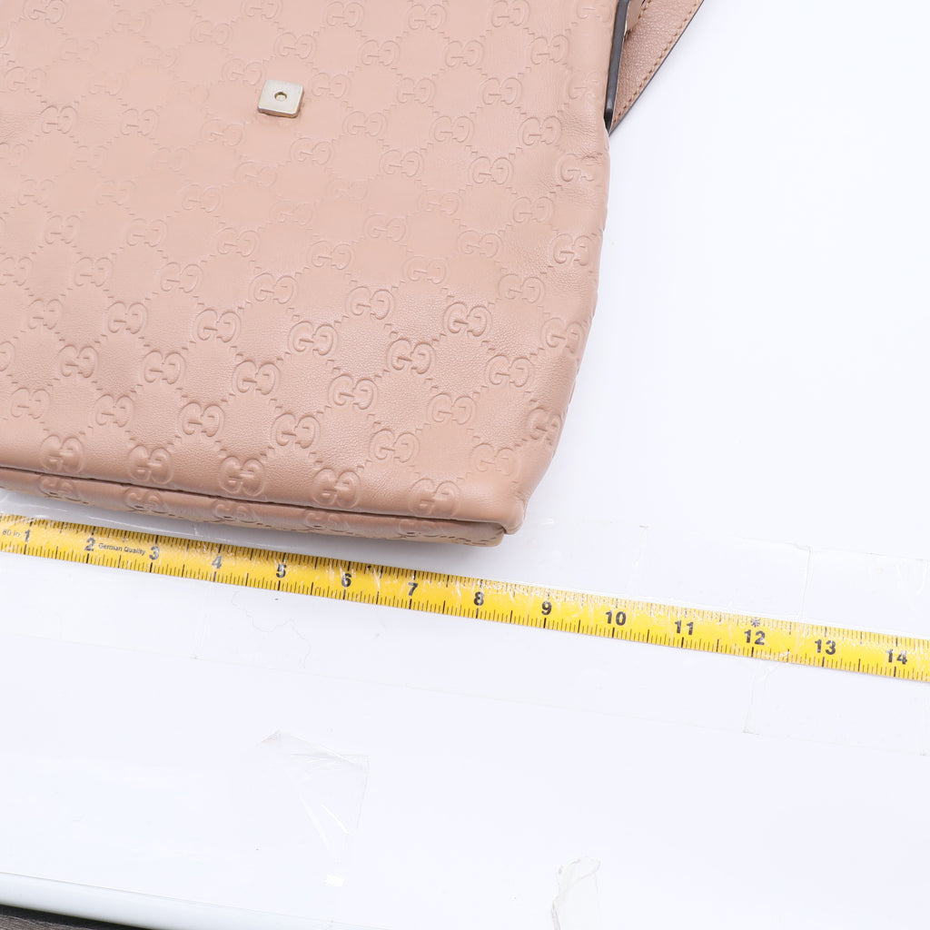 Gucci Guccissima Pink Beige Shoulder Bag twins B21680